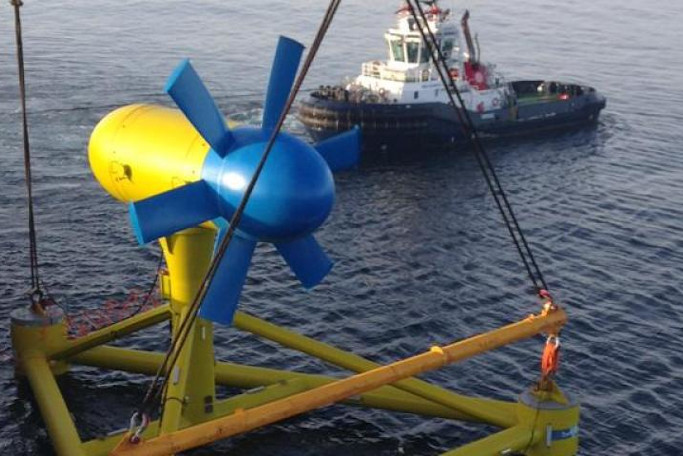 Interprétation écologique des impacts acoustiques d'une hydrolienne